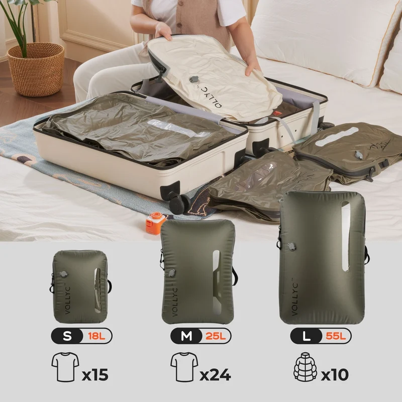 Sac de compression voyage | VoliVac™